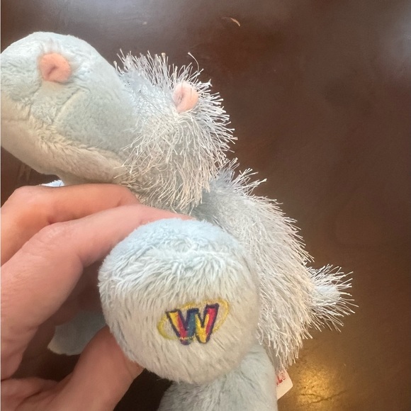 Ganz Webkinz Hippo HM009 Light Blue Plush Stuffed Animal - Picture 5 of 9